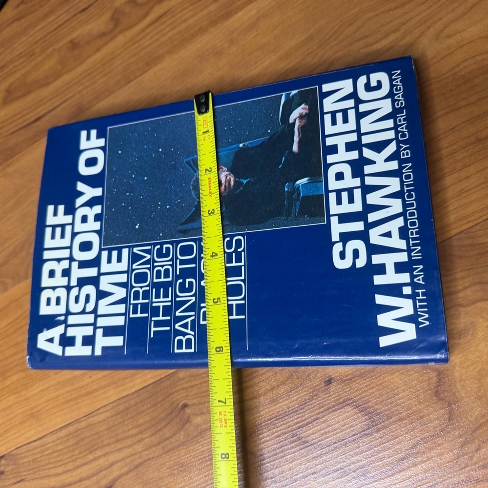 A Brief History of Time Book First Edition Stephen Hawking‎ Collector's Science - Picture 4 of 15